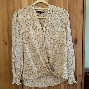 Adrianna Papell light pink blouse